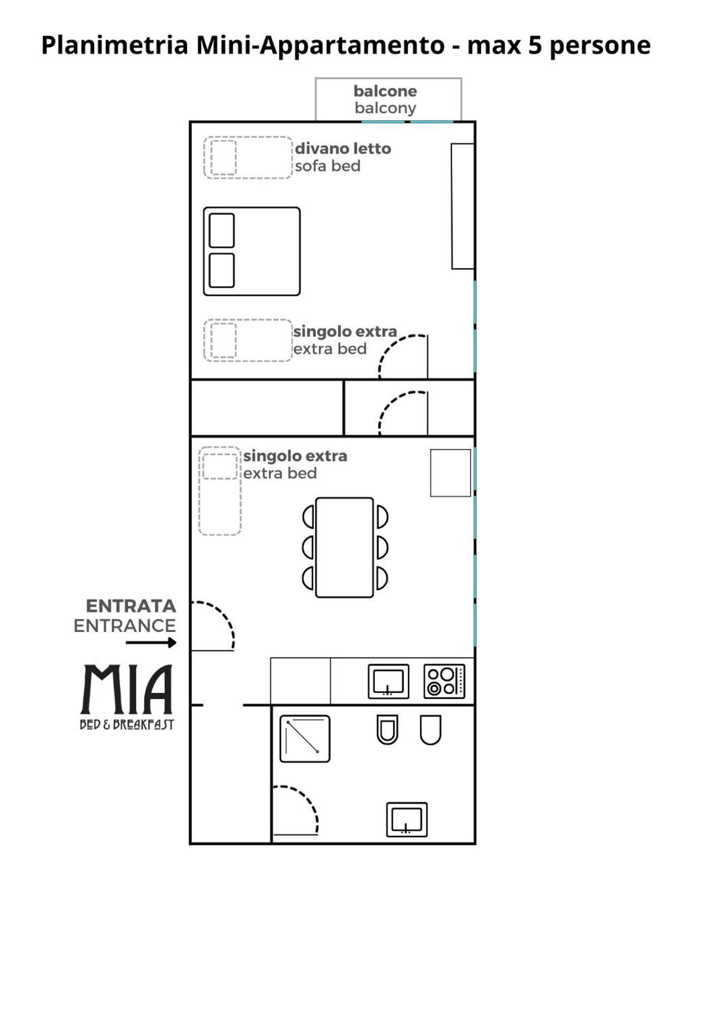 Casa Mia - No Reception Bed & Breakfast